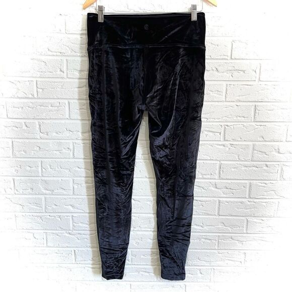 Lululemon Wunder Lounge High-Rise Tight 28” Crushed Velvet Size 12 - Picture 2 of 7